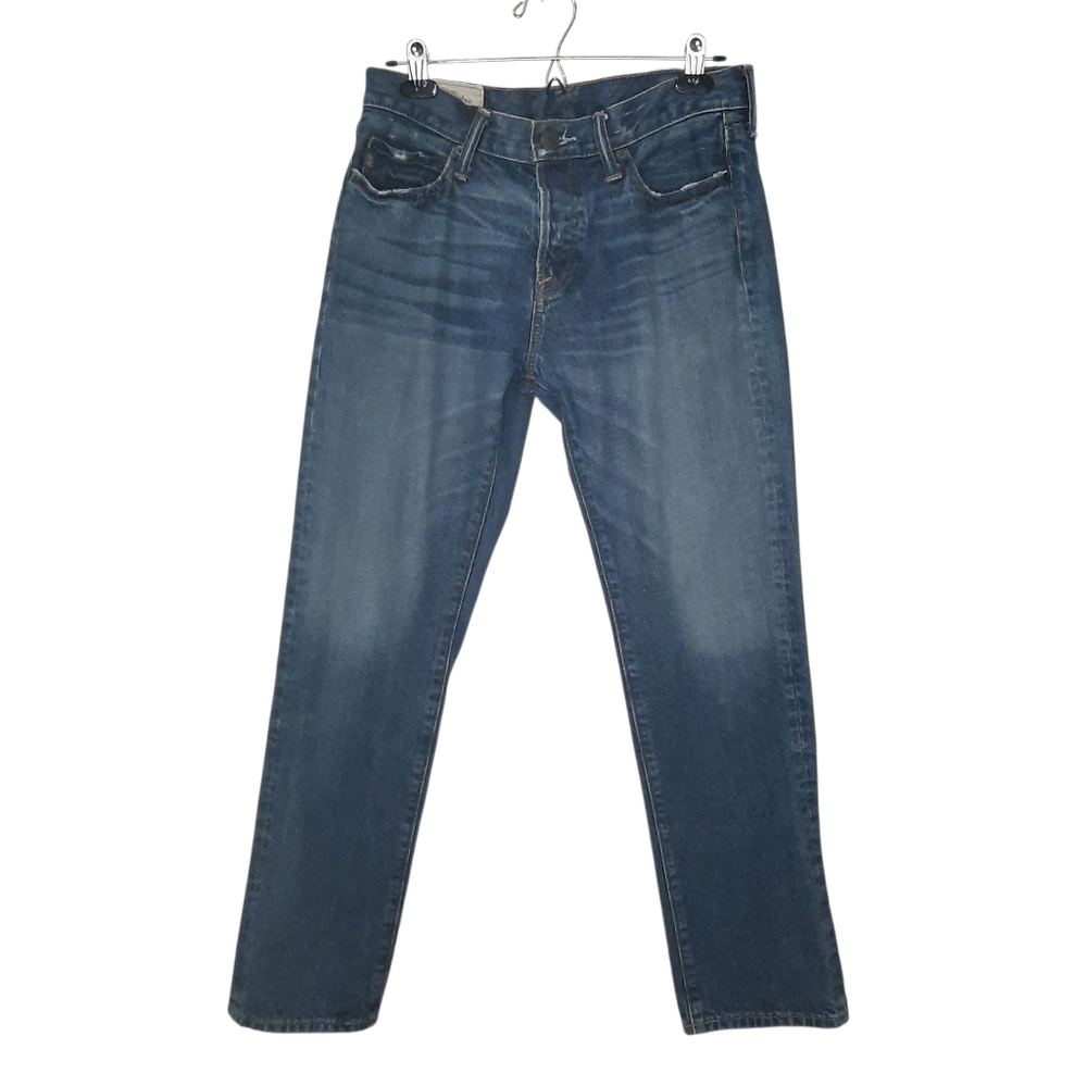 Aberccrombie & Fitch Slim Straight Jeans Button Fly Mens Size 30X30 Cotton